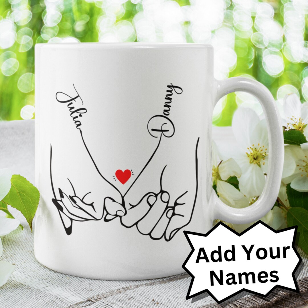 Gift for couple Coffee mug for him her Valentine's Day Birthday Anniversary Christmas Gift Ideas for Boyfriend Girlfriend Husband or Wi MakerPlace